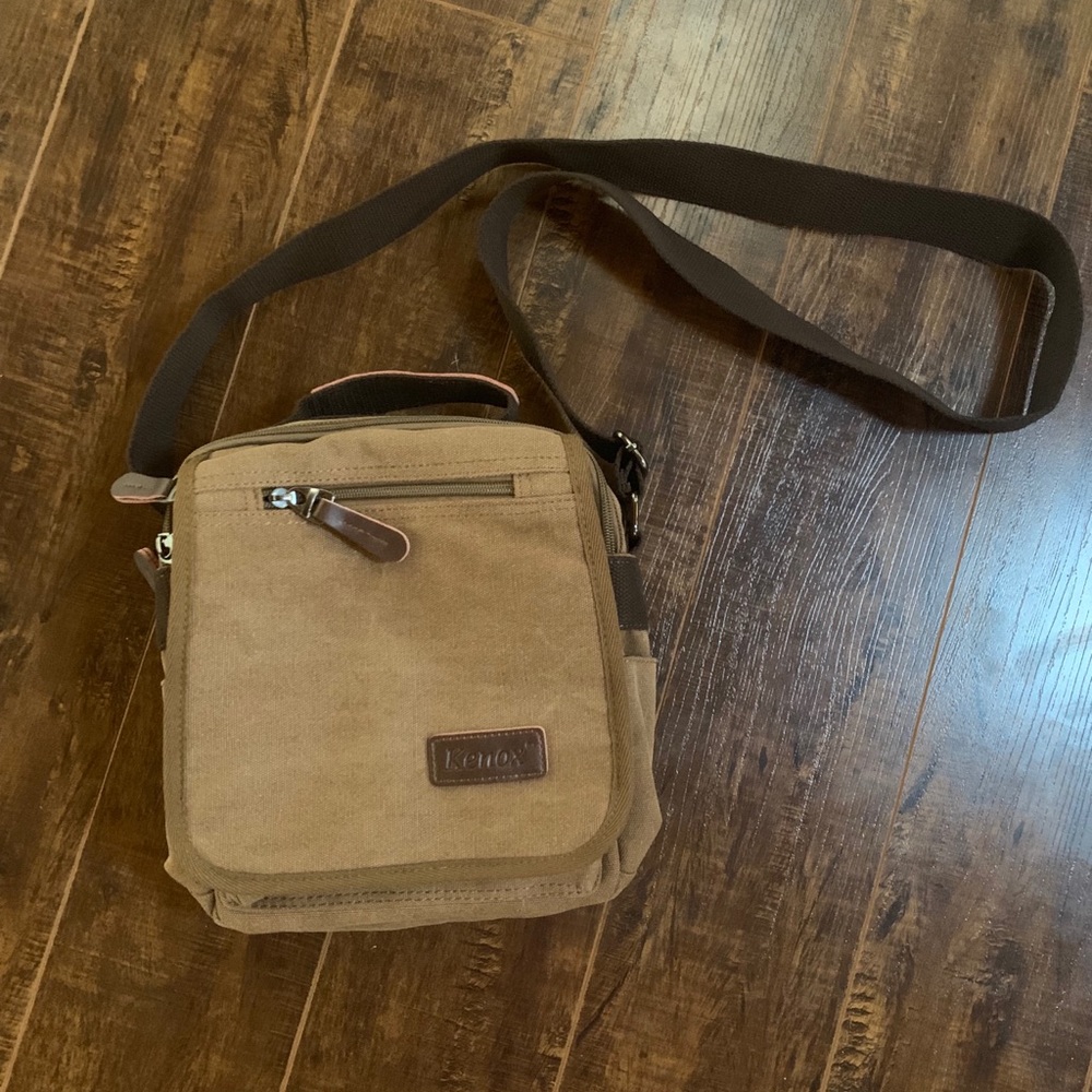 Vintage Style Canvas Messenger Bag Unisex